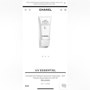 Brand new in wrapping unopened Chanel sunscreen spf 50